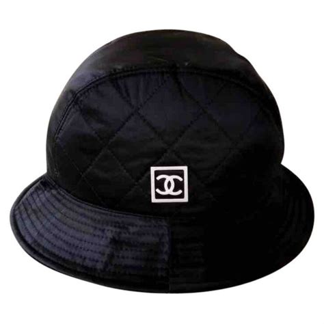 chanel chapeau|chanel hats black and silver.